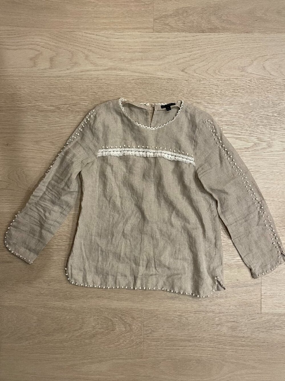 J. Crew linen top